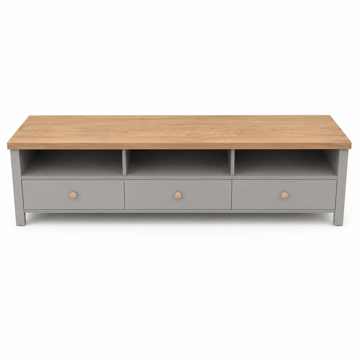 Home Box Vinci Low TV Unit | Two-Tone, Fits up to 70" TVs - used 5 months