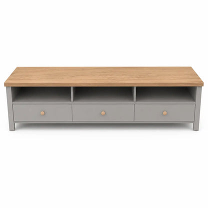 Home Box Vinci Low TV Unit | Two-Tone, Fits up to 70" TVs - used 5 months