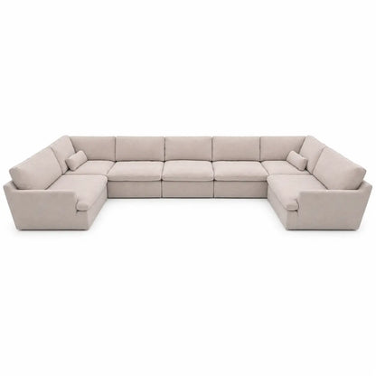 Home Center Swin 9-Seater U-Shaped Modular Sofa - used 1.5 Years