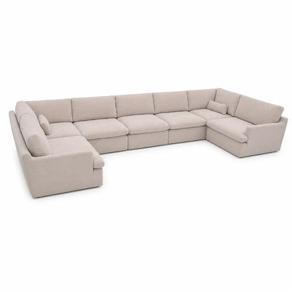 Home Center Swin 9-Seater U-Shaped Modular Sofa - used 1.5 Years