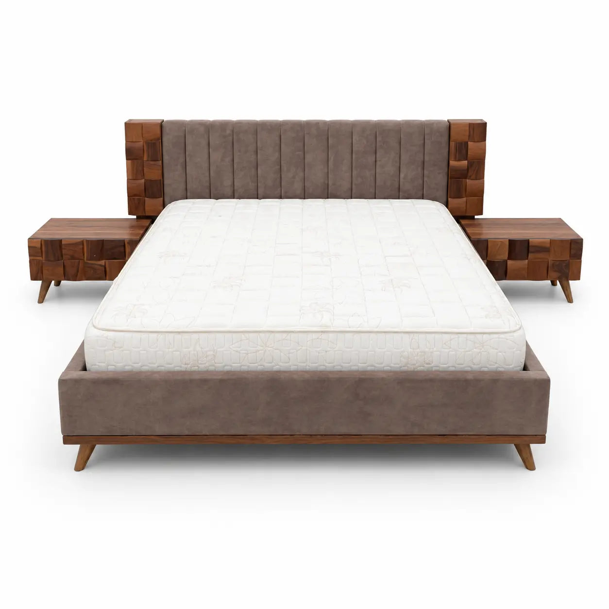 Home Box King Bed Set with Hydraulic Storage, Dresser & Nightstands - used 11 months