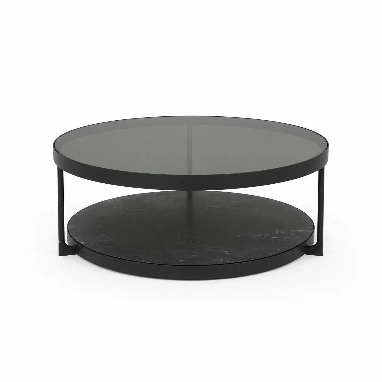 IKEA FRÖTORP Coffee Table | Anthracite Marble Effect/Black Glass - used 5 months
