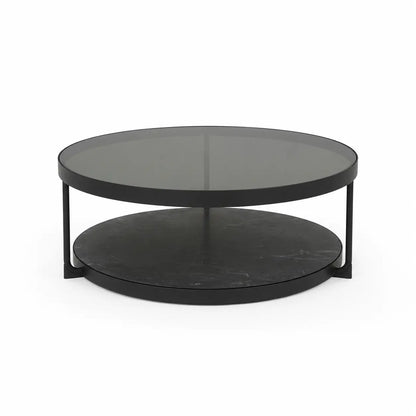 IKEA FRÖTORP Coffee Table | Anthracite Marble Effect/Black Glass - used 5 months