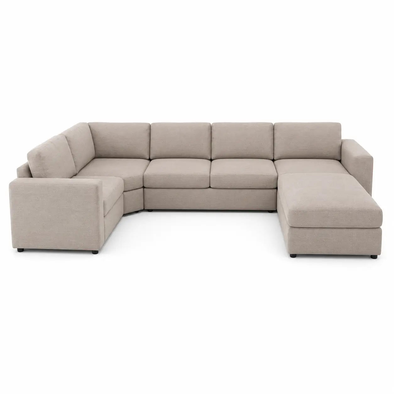 Eterno Plus Sofa | Fabric 4-Piece Modular Sectional with Storage Ottoman - used 8 months
