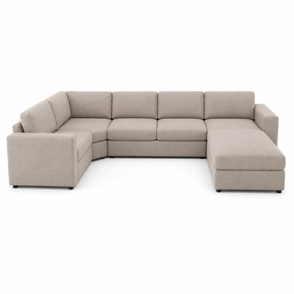 Eterno Plus Sofa | Fabric 4-Piece Modular Sectional with Storage Ottoman - used 8 months