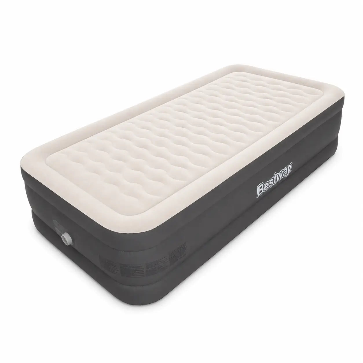 Bestway Fortech Twin Airbed with Built-In Pump | 191x97x46 cm - used 4 months