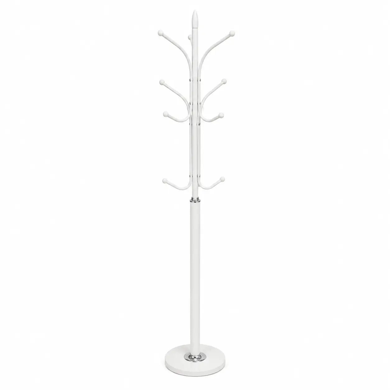 Maple Leaf Home Metal Coat Hanging Rack Stand | White, H175 cm - used 5 months