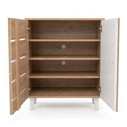 Home Box Alford 12-Pair Shoe Cabinet  - used 6 months