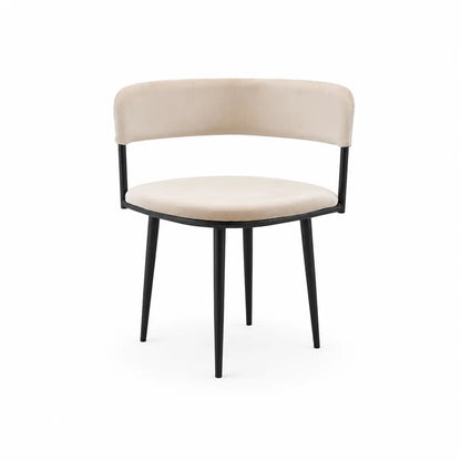 Minimalist Black Rectangular Dining Set | 4 Mid-Century Upholstered Chairs, 110x67x75 cm - used 5 months
