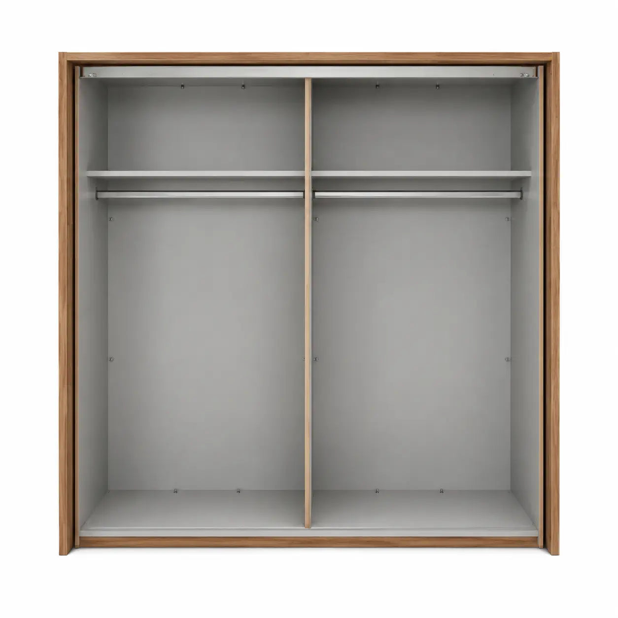 Forte Sliding Door Wardrobe | Rustic Stave Oak & Black Matte - used 7 months