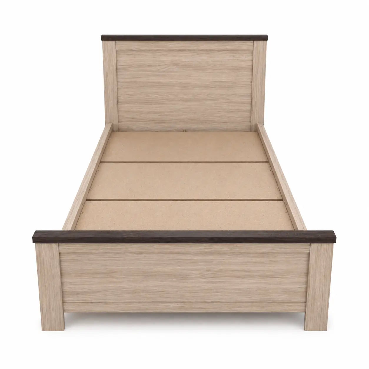 Modern-Rustic Single Bed Set with Mattress | 120x200 cm - used 7 months