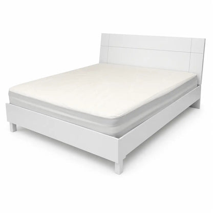 Danube Home Brooklyn King Bed Set with Mattress | White, 180x200 cm - used 5 months