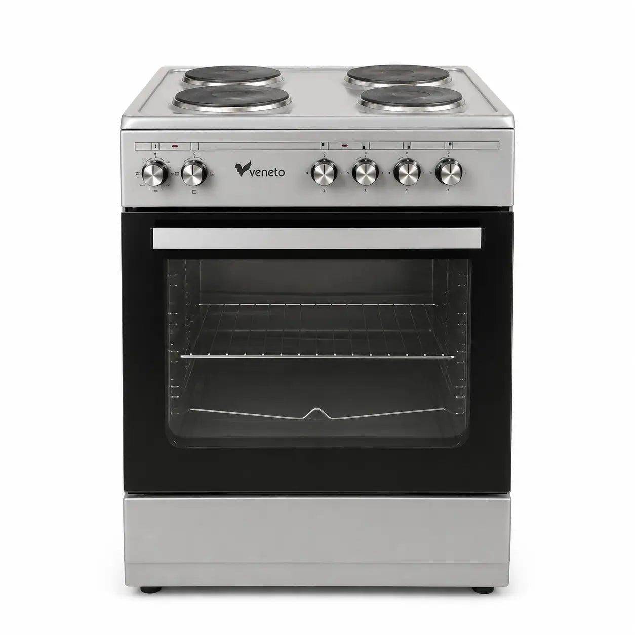 Veneto VE66 60x60 cm Electric Cooker | 4 Hot Plates, 65L Oven - used 8 months