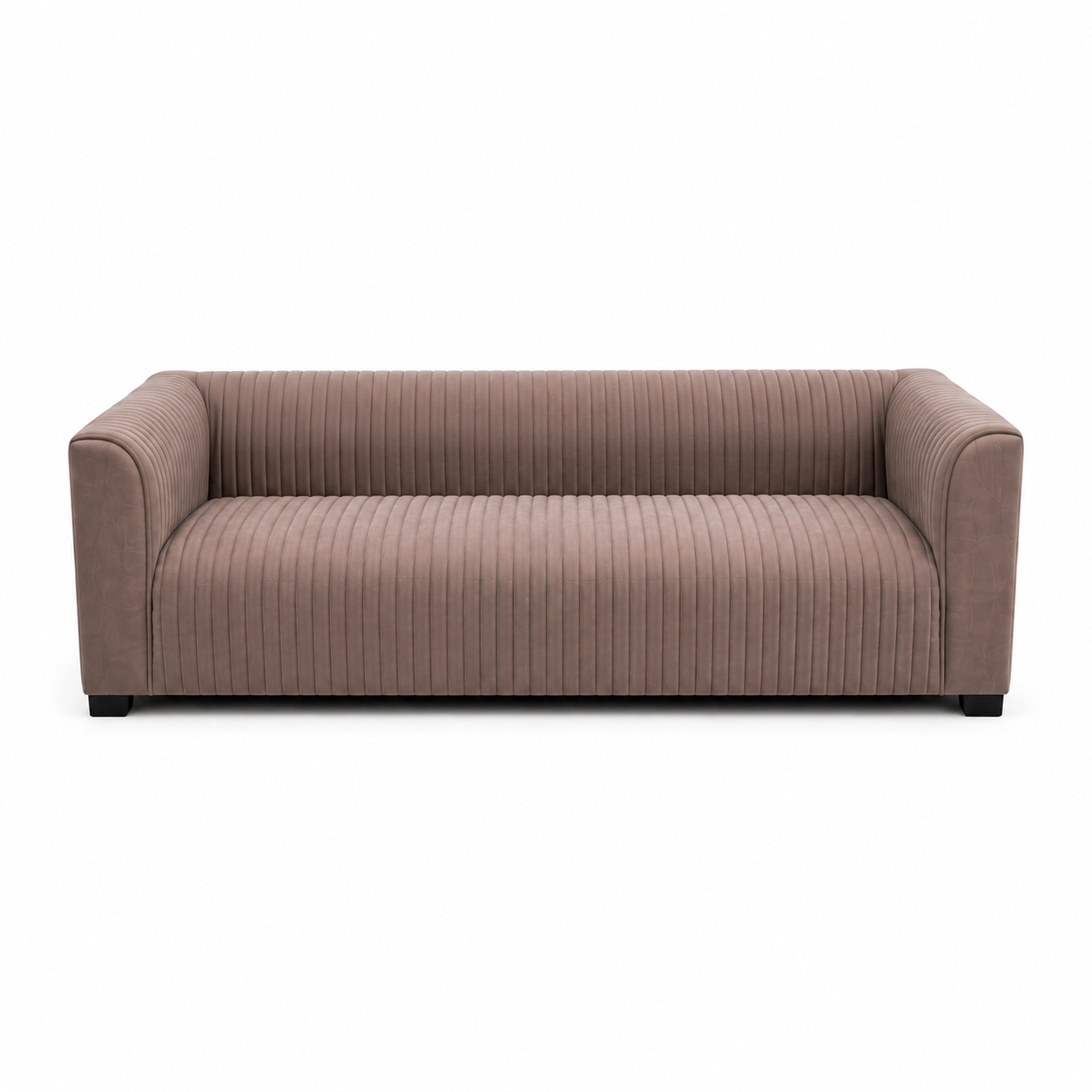 Modern Channel Tufted Sofa Set | Taupe Fabric, 3+2+1+1 - used 5 months