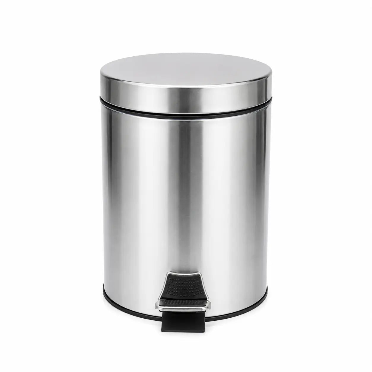 Stainless Steel Pedal Trash Bin | 5 Litres, Soft-Close Lid - used 1 months