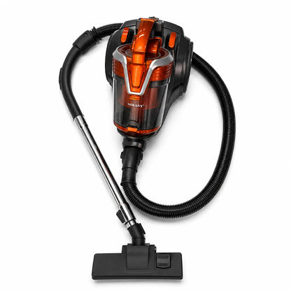 Sokany SK-13004 Bagless Cylinder Vacuum Cleaner | 3600W, Orange & Black - used 3 months