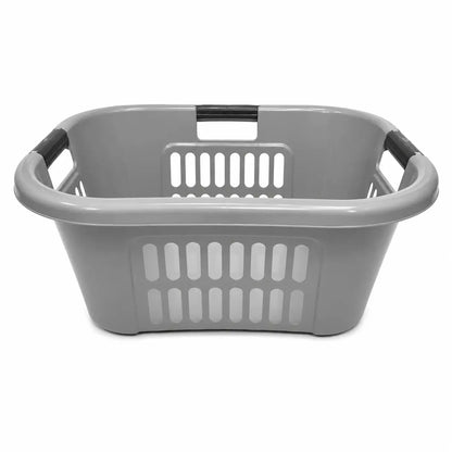 Cosmoplast 40L Oval Laundry Basket | Grey - used 1 month