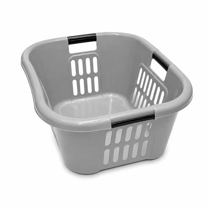 Cosmoplast 40L Oval Laundry Basket | Grey - used 1 month