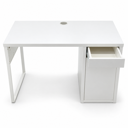 IKEA MICKE Desk with Drawer & Storage – White – 105 × 50 cm