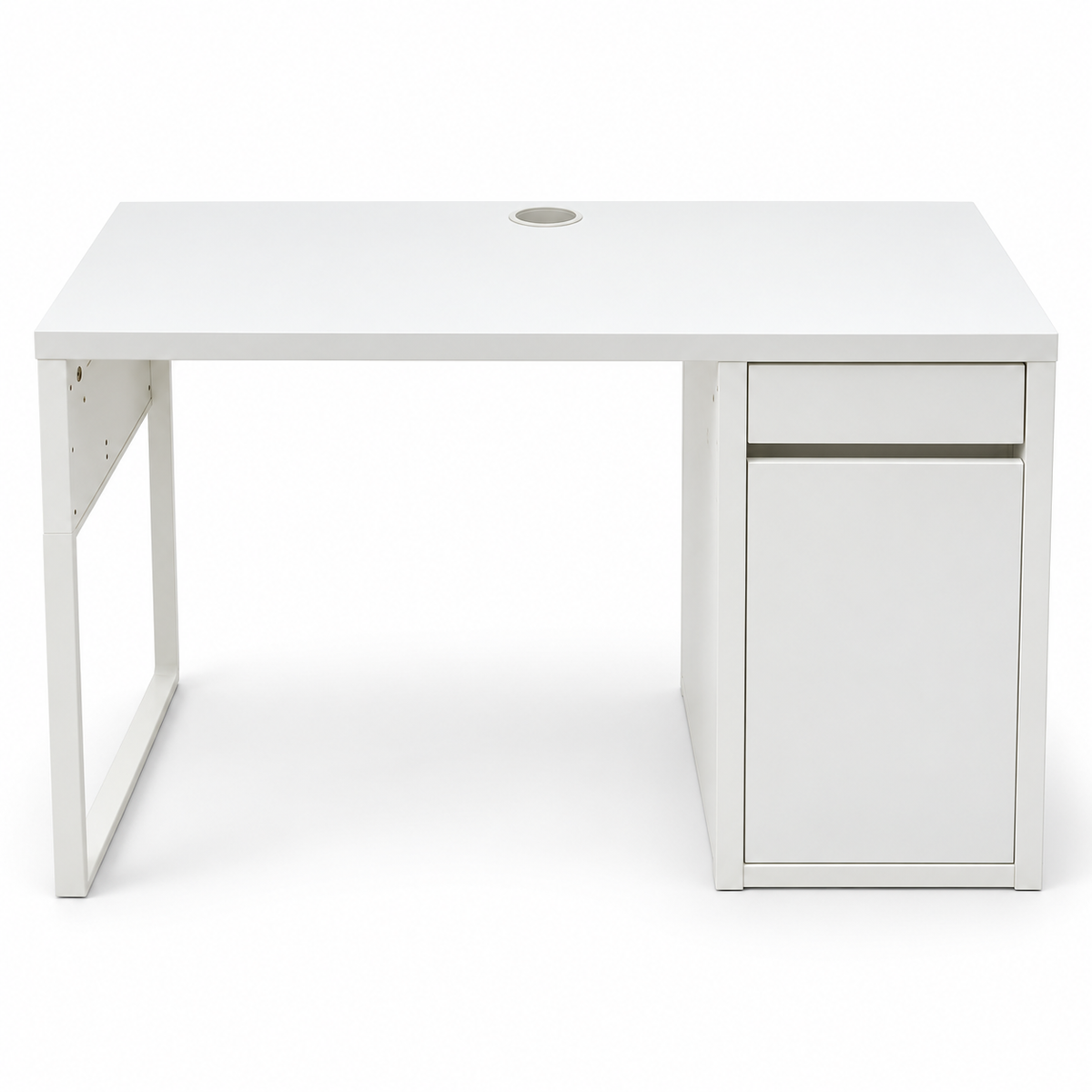 IKEA MICKE Desk with Drawer & Storage – White – 105 × 50 cm
