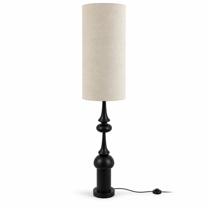 Home Centre Gannet Resin Floor Lamp – Black & Beige – 156 cm