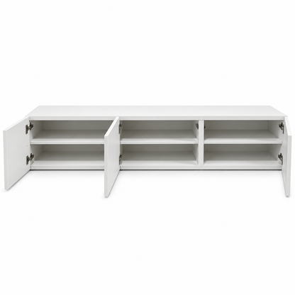 IKEA BESTÅ 3-Door TV Cabinet – White – 180 × 42 × 38 cm
