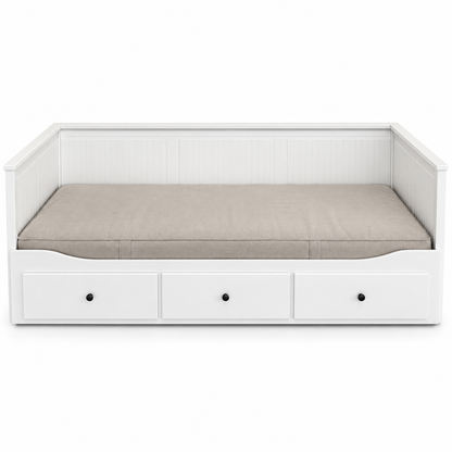 IKEA HEMNES Daybed with 3 Storage Drawers & Mattresses – White – 80 × 200 / 160 × 200 cm