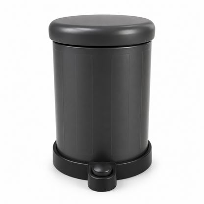 IKEA TOFTAN 4L Soft-Close Pedal Waste Bin – Grey – 19 × 27 cm