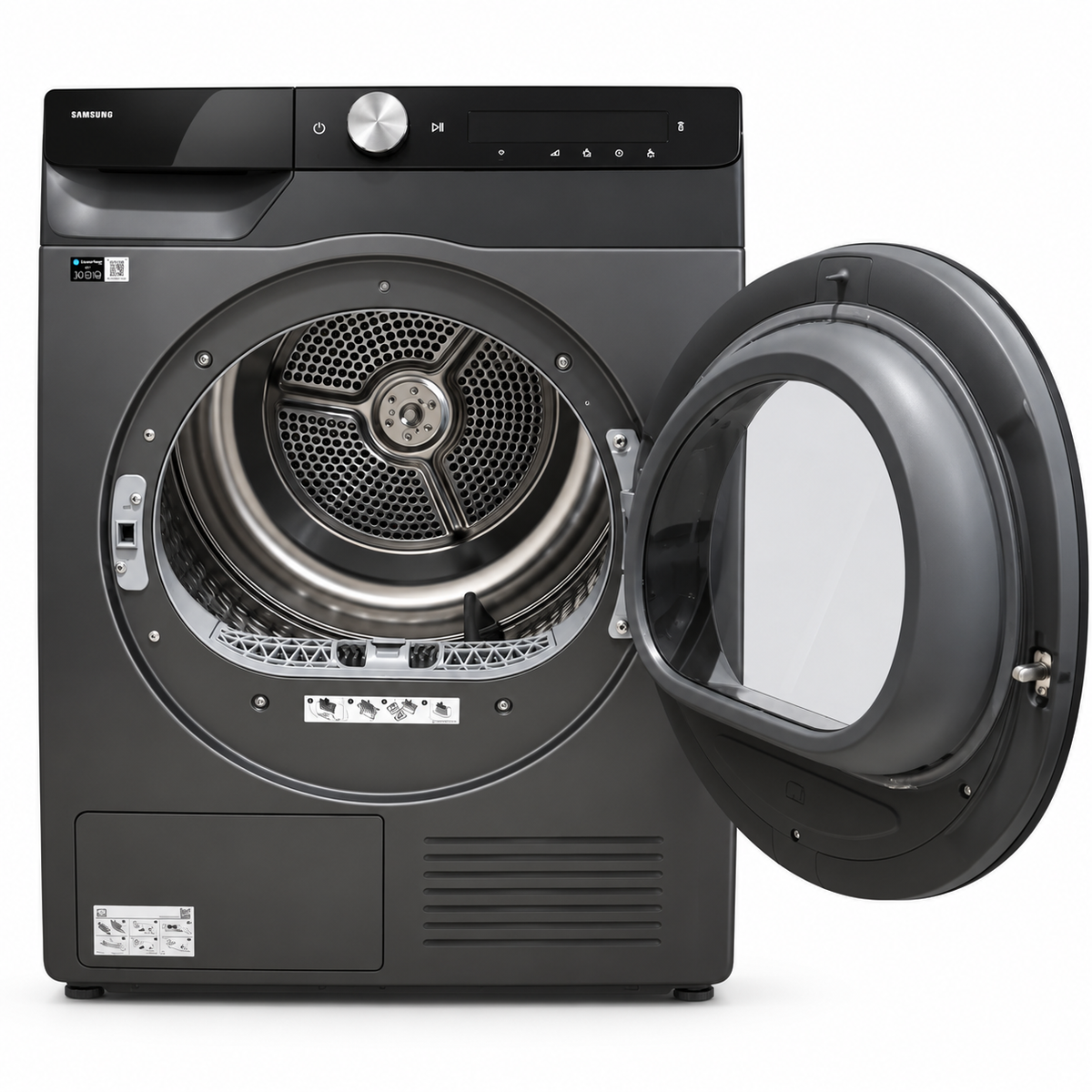Samsung DV80T5220AX 8kg Heat Pump Tumble Dryer with AI Control & SmartThings – Inox
