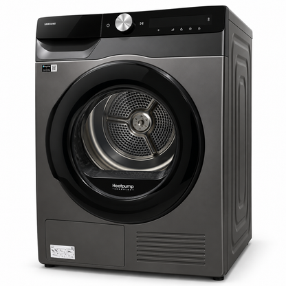 Samsung DV80T5220AX 8kg Heat Pump Tumble Dryer with AI Control & SmartThings – Inox
