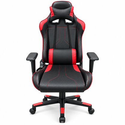 PAN Home Osborne Gaming Chair – Black & Red – Ergonomic High-Back Design