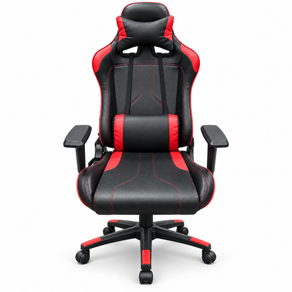 PAN Home Osborne Gaming Chair – Black & Red – Ergonomic High-Back Design