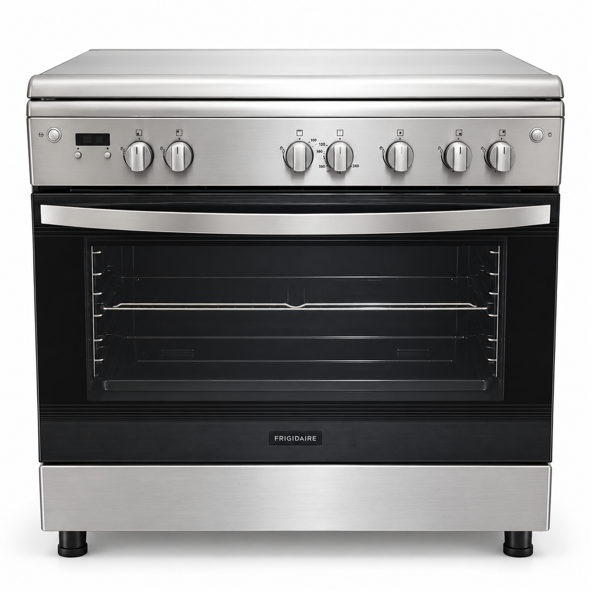 Frigidaire FNGE90JGRS 90cm 5-Burner Gas Cooker with 127L Fan Oven – Stainless Steel