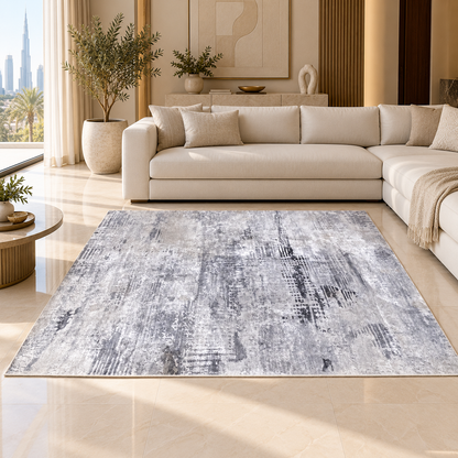Home Centre Vapor Rug – Grey – 200 × 290 cm