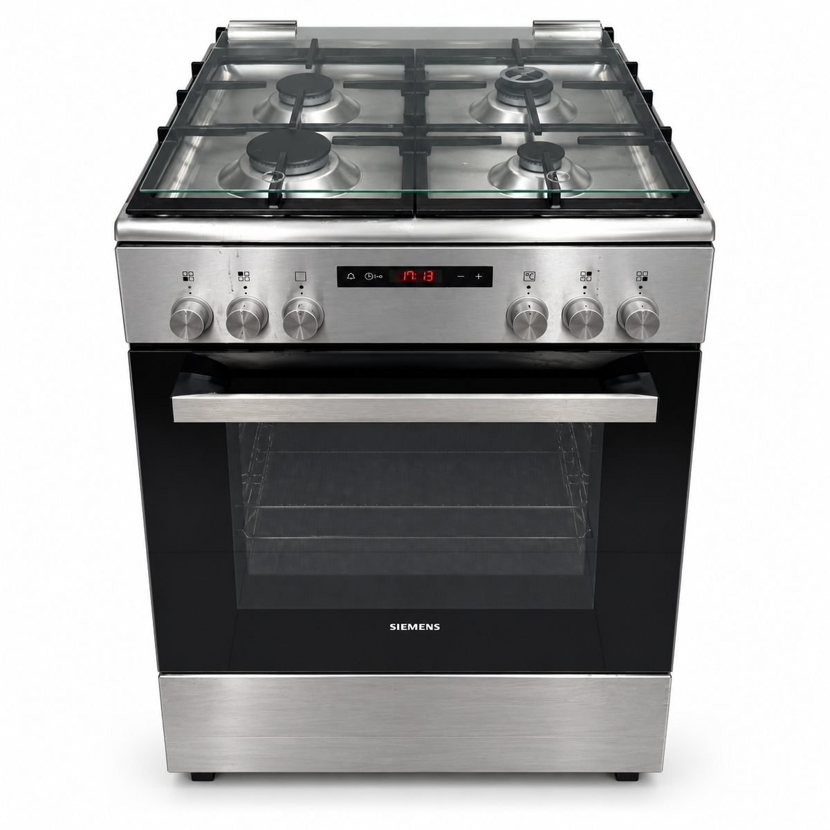 Siemens iQ300 HX8P3AE50M 60cm 4-Burner Gas & Electric Cooker – Stainless Steel