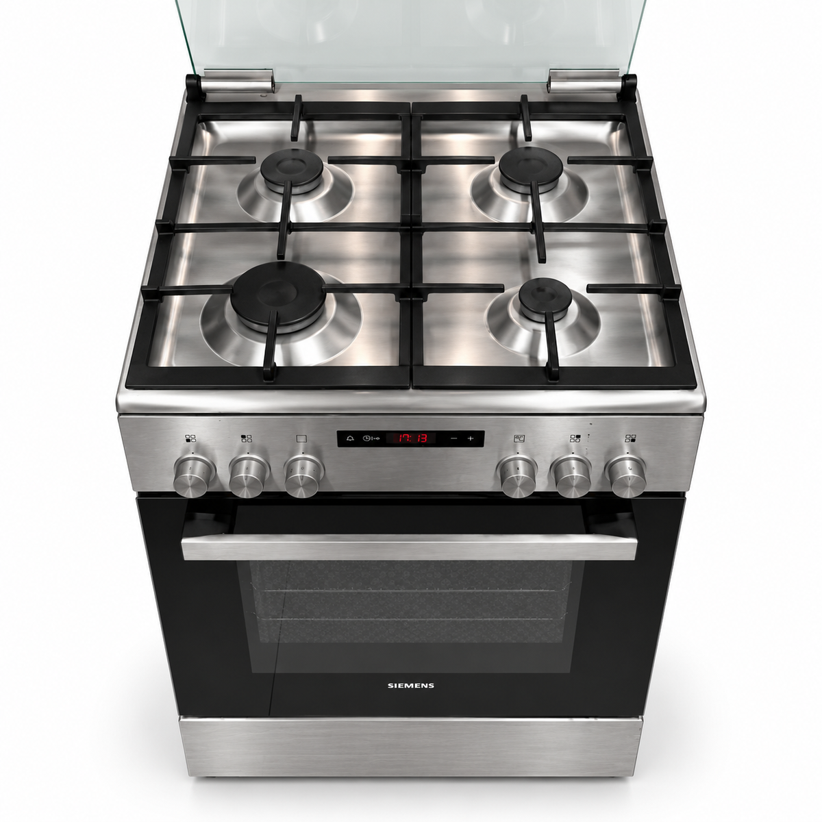 Siemens iQ300 HX8P3AE50M 60cm 4-Burner Gas & Electric Cooker – Stainless Steel