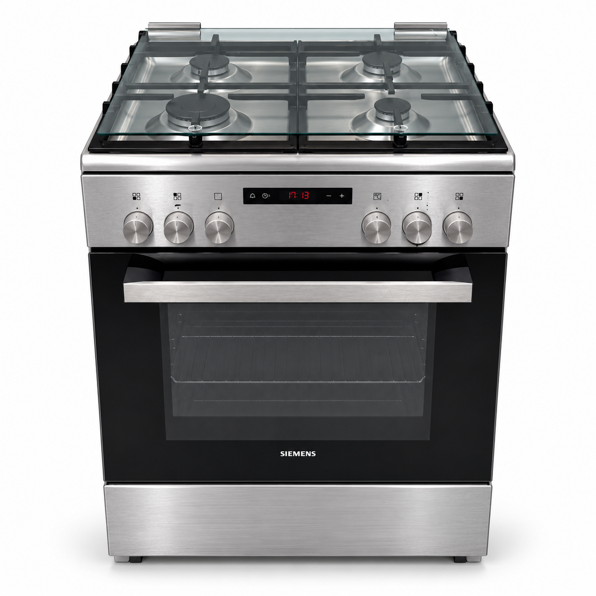 Siemens iQ300 HX8P3AE50M 60cm 4-Burner Gas & Electric Cooker – Stainless Steel