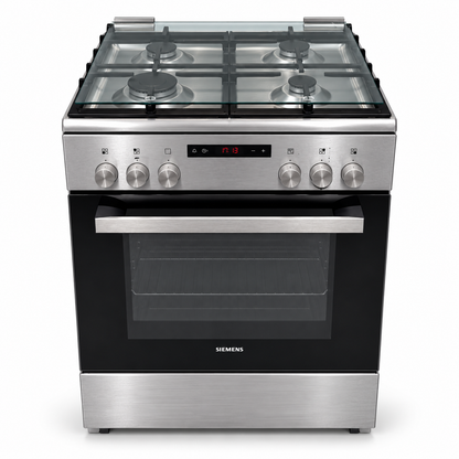 Siemens iQ300 HX8P3AE50M 60cm 4-Burner Gas & Electric Cooker – Stainless Steel
