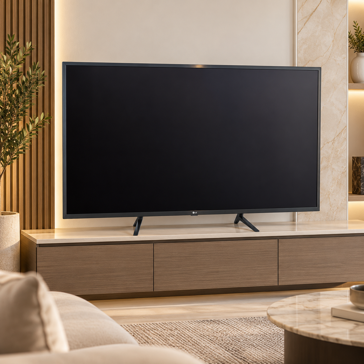 LG 55UP75006LF 55-Inch 4K UHD Smart LED TV – Black