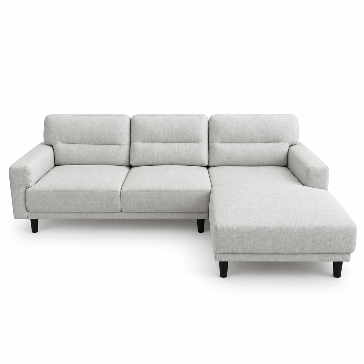 Home Centre Kipper 3-Seater Fabric Right Corner Sofa – Beige – 250 × 160 cm