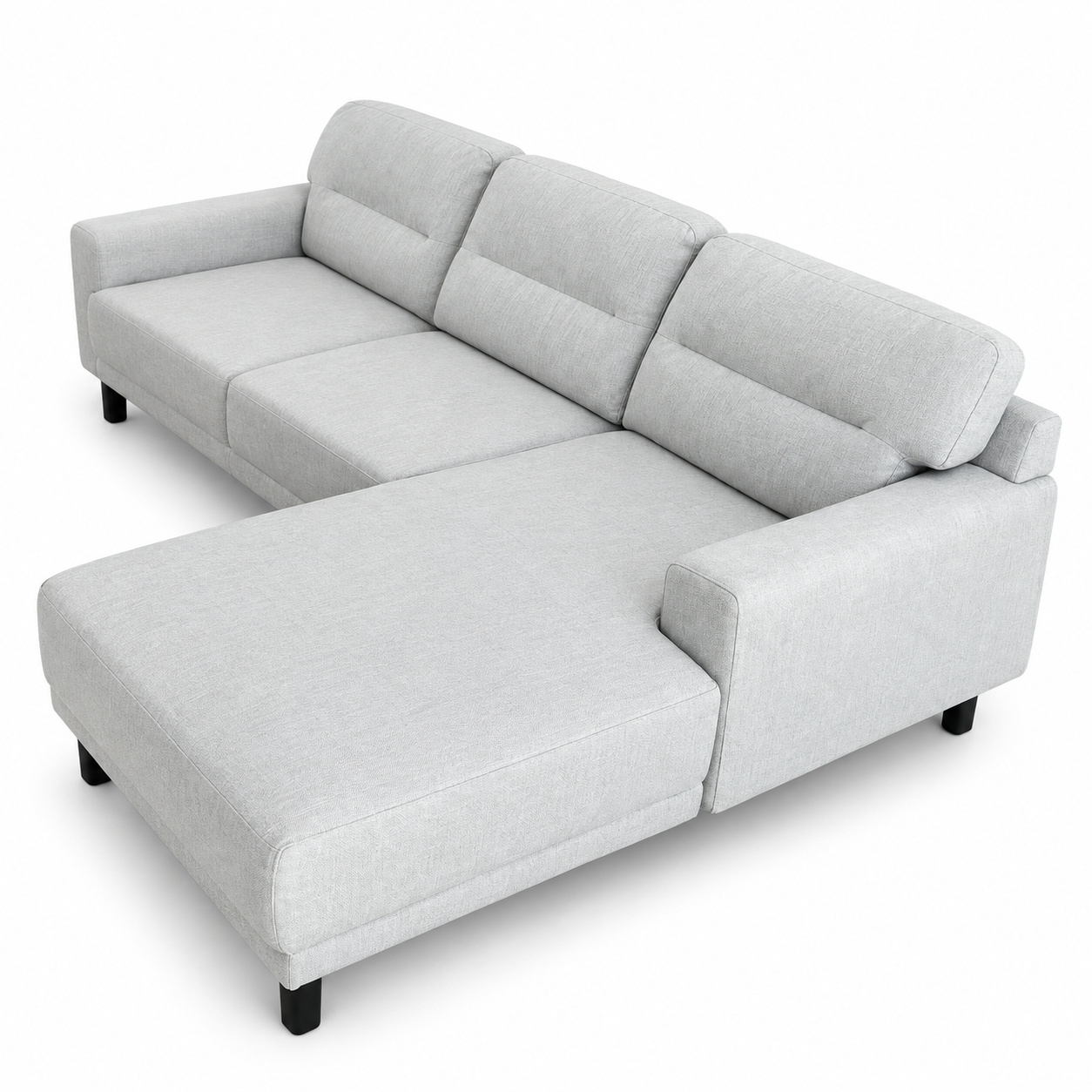 Home Centre Kipper 3-Seater Fabric Right Corner Sofa – Beige – 250 × 160 cm