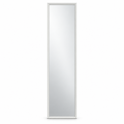 IKEA FLAKNAN Standing Floor Mirror – White – 30 × 150 cm