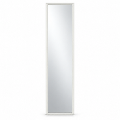 IKEA FLAKNAN Standing Floor Mirror – White – 30 × 150 cm