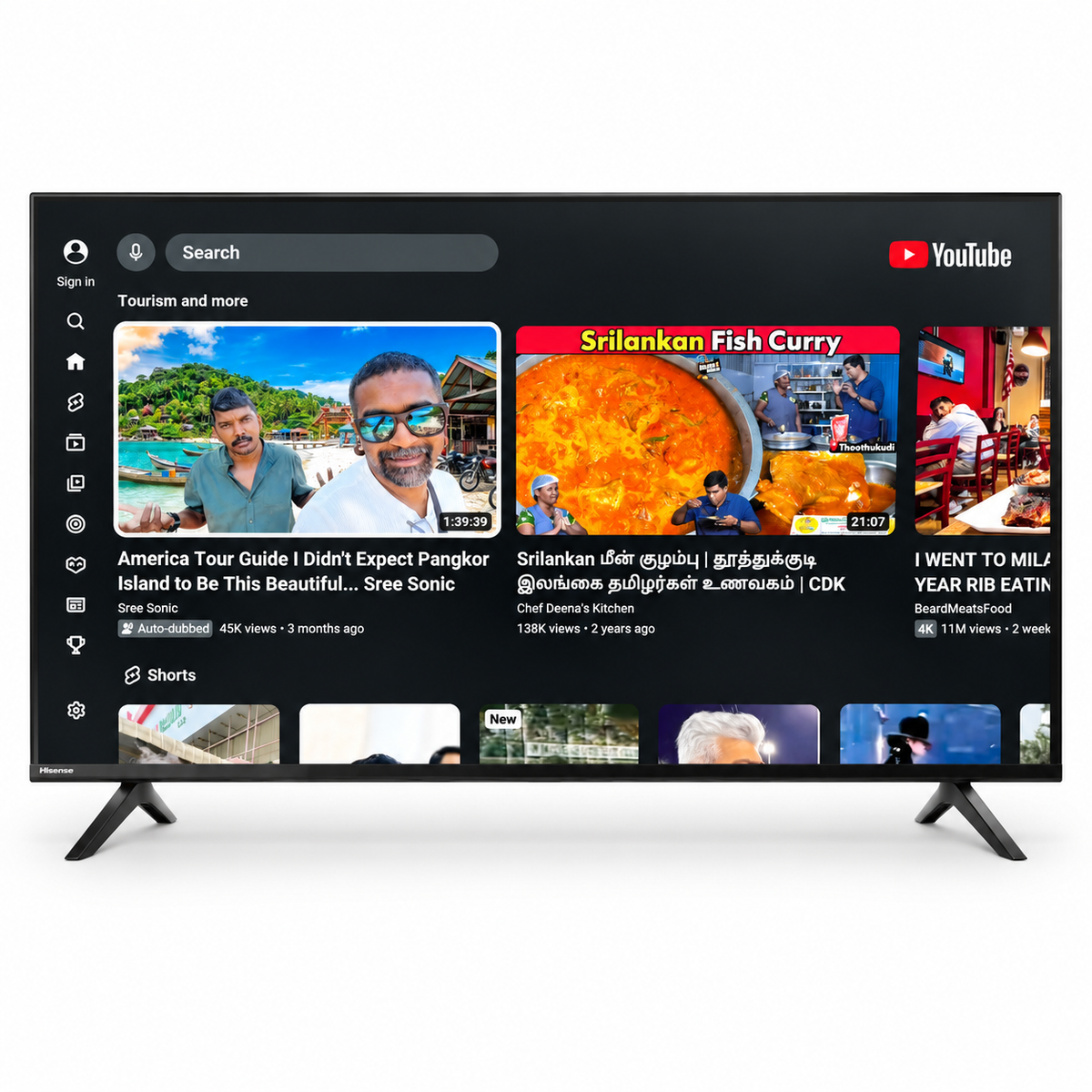 Hisense 43A61N 43-Inch 4K UHD Smart TV – A6N Series – Black