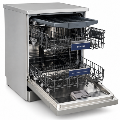 Siemens iQ300 SN23HI65MM 14 Place Setting Freestanding Dishwasher – Inox