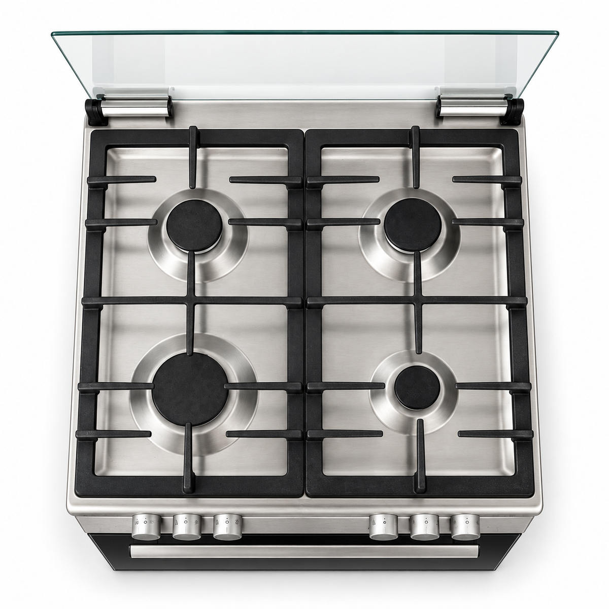Bosch Series 4 HXQ38AE50M 60cm Dual-Fuel Cooker – 4 Gas Burners & Electric Oven – Stainless Steel