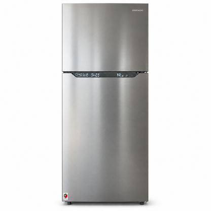 Daewoo FR-559VSIN 413L No-Frost Top Mount Refrigerator – Stainless Steel