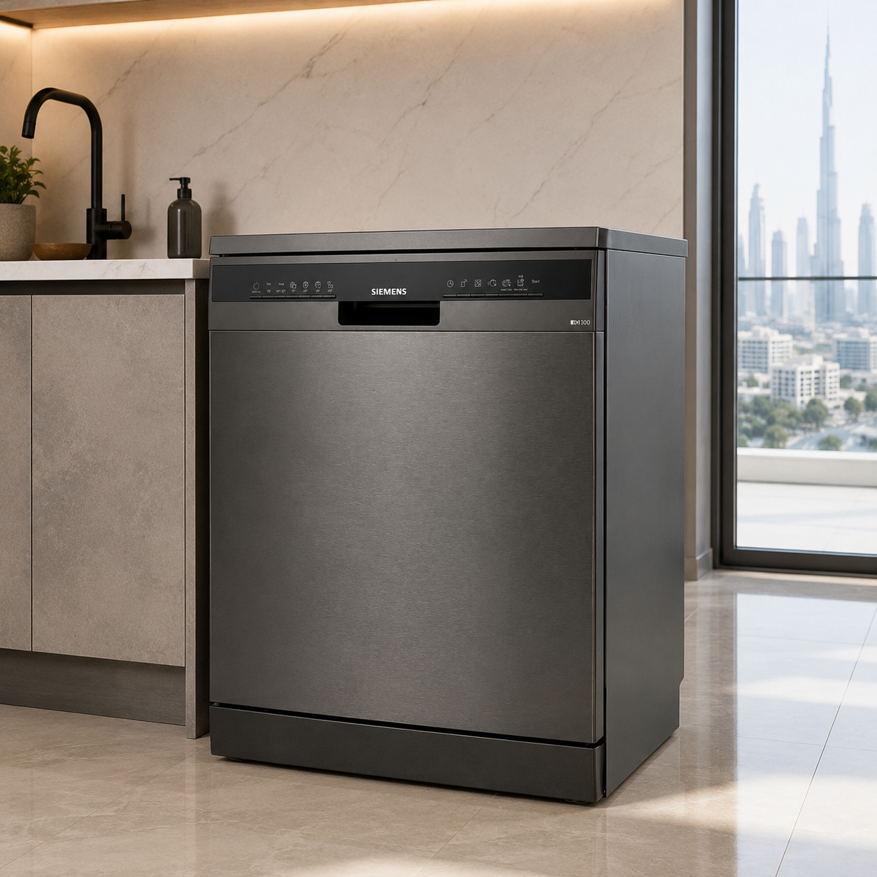 Siemens iQ300 SN23HC00MM/25 13-Place Freestanding Dishwasher – Black Inox – 60 cm