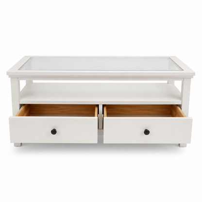 IKEA IDANÄS Coffee Table – White – 107 × 55 × 49 cm