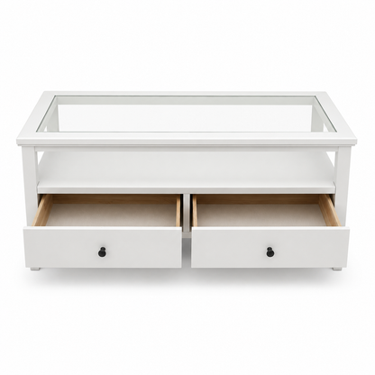 IKEA IDANÄS Coffee Table – White – 107 × 55 × 49 cm